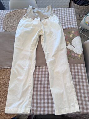 Gap Maternity Girlfriend Chino Off White